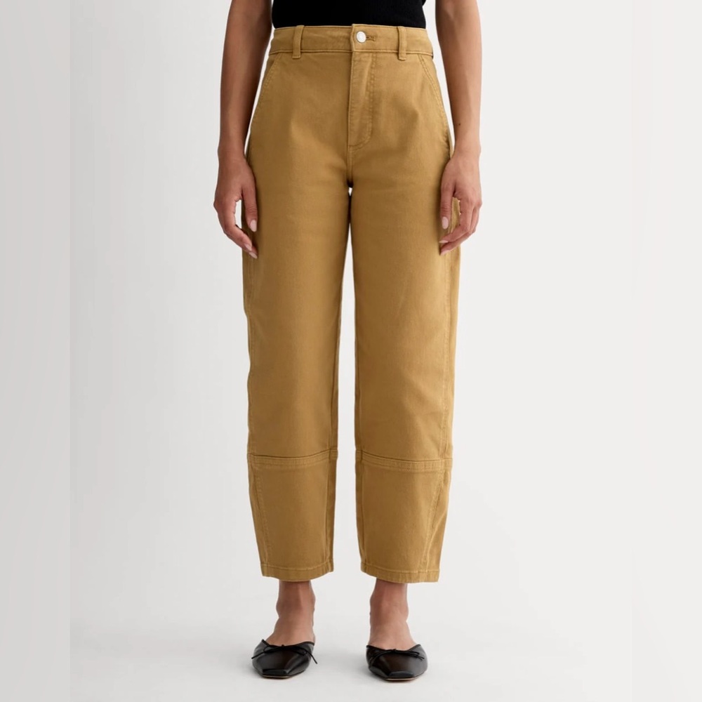 Everlane Utility Barrel Pant Camel -size 8
